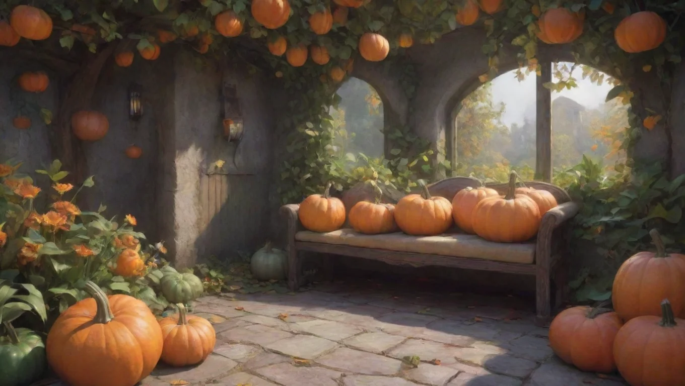 Backdrop background environment neutral colors artstation nostalgic colorful relaxing chill Pumpking Pumpking  Lily All for one and one for all undefined