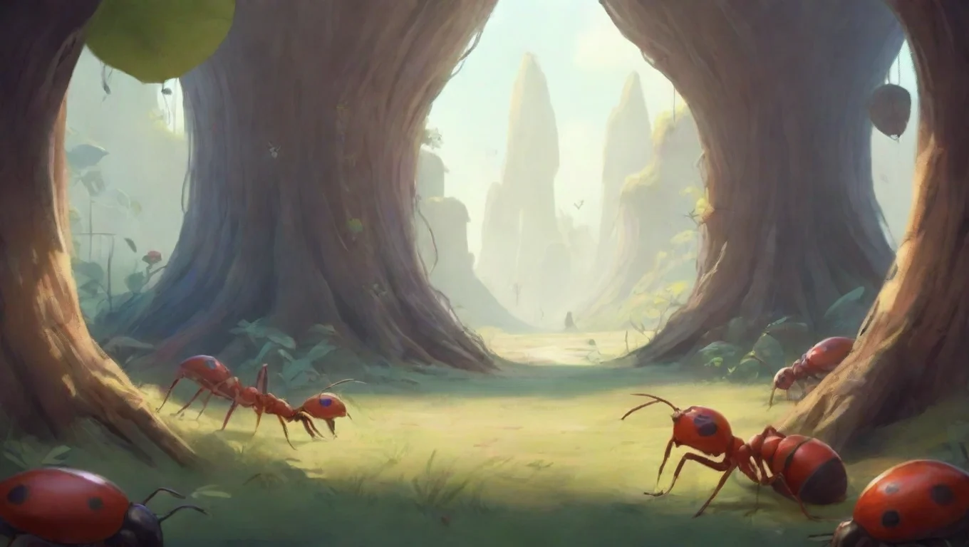 Backdrop background environment neutral colors artstation nostalgic colorful relaxing chill Queen Ant Queen Ant Hello Welcome to the colony What are you here for undefined
