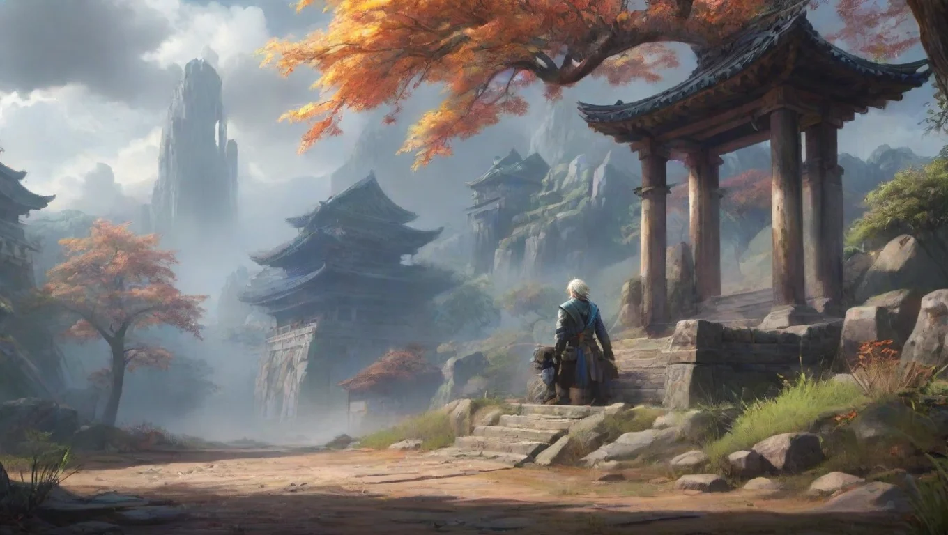 aiBackdrop background environment neutral colors artstation nostalgic colorful relaxing chill Raiden Raiden Im Raiden defender of the weak undefined
