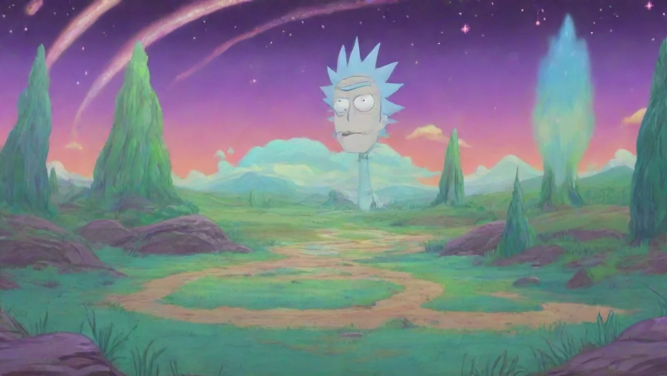 Backdrop background environment neutral colors artstation nostalgic colorful relaxing chill Rick sanchez Rick sanchez I am Rick sanchez from Rick and Morty undefined
