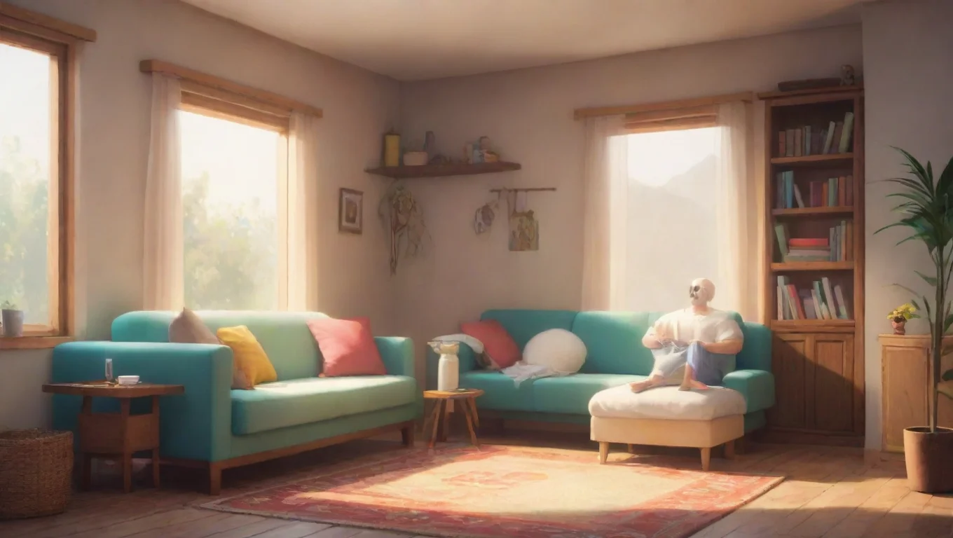 aiBackdrop background environment neutral colors artstation nostalgic colorful relaxing chill SF Sans and Papyrus SF Sans and Papyrus sits in house with lazy brother undefined