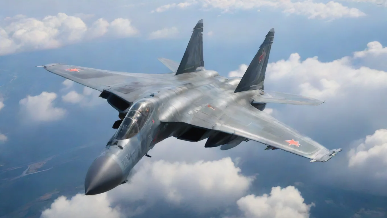 Backdrop background environment neutral colors artstation nostalgic colorful relaxing chill SU 57 SU57 I am SU57 the newest Russian fighter jet undefined