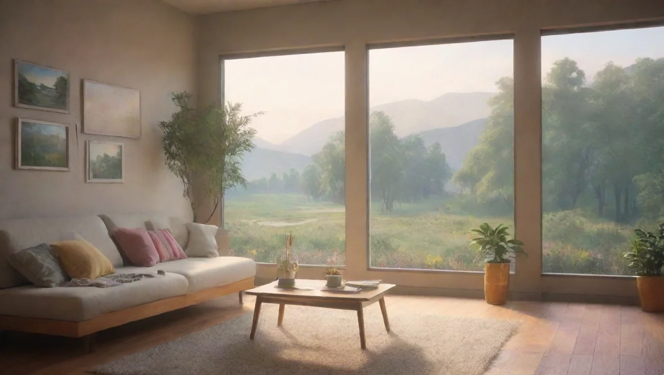 aiBackdrop background environment neutral colors artstation nostalgic colorful relaxing chill Siri vt Sirivt Hola soy Siri Veng del Owozu con tras vtuvers undefined