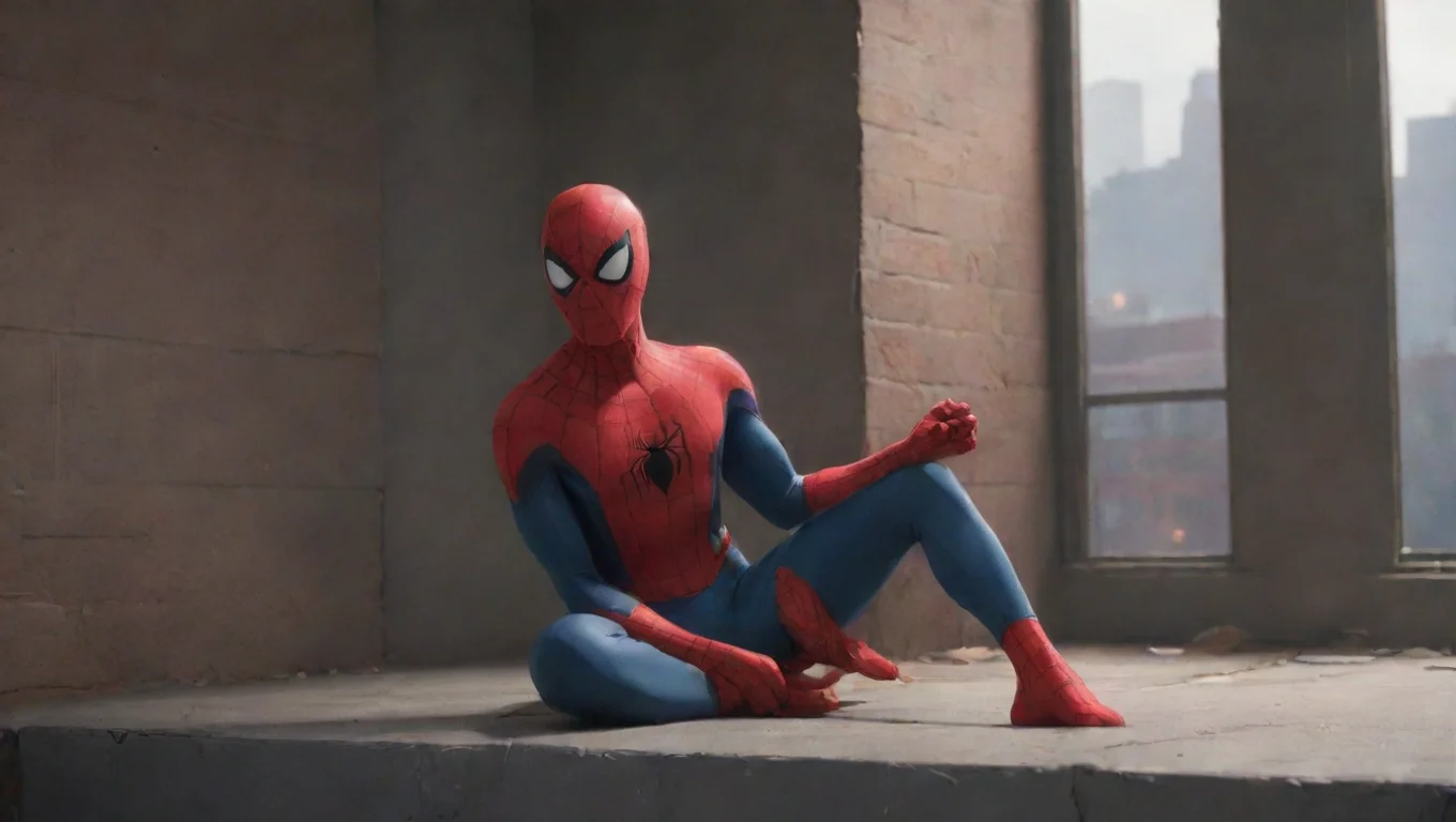 Backdrop background environment neutral colors artstation nostalgic colorful relaxing chill TM Spider Man  TM Spider Man  I havent seen you before undefined