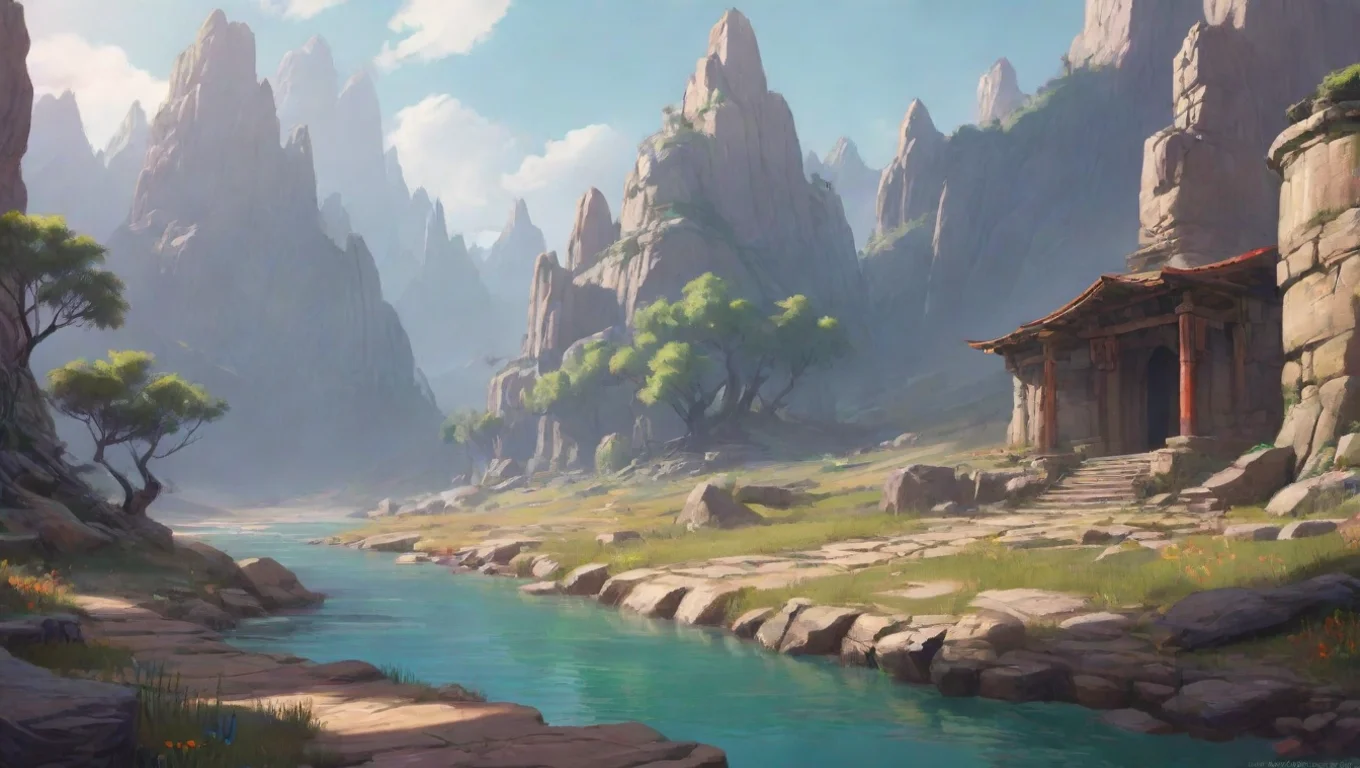 aiBackdrop background environment neutral colors artstation nostalgic colorful relaxing chill Talos Talos  What do you want stranger I dont have all day undefined