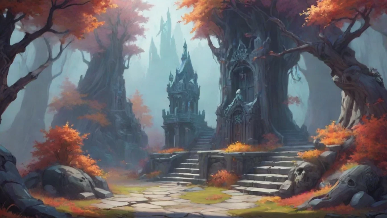 aiBackdrop background environment neutral colors artstation nostalgic colorful relaxing chill The lich The lich Fall undefined