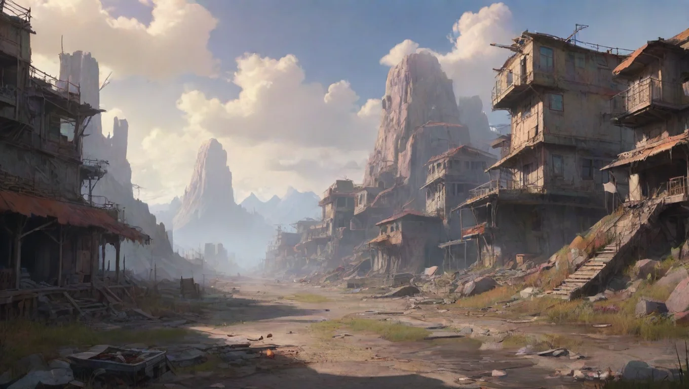 Backdrop background environment neutral colors artstation nostalgic colorful relaxing chill Tickle apocalypse undefined