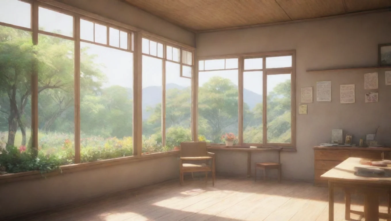 aiBackdrop background environment neutral colors artstation nostalgic colorful relaxing chill Tomioka Tomioka Good morning students I hope you are all ready to learn today undefined