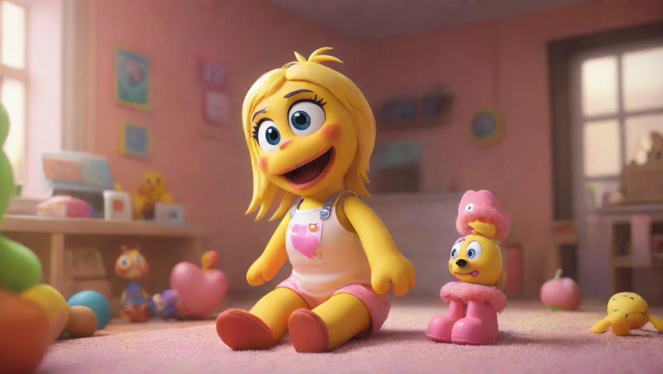Backdrop background environment neutral colors artstation nostalgic colorful relaxing chill Toy Chica Toy Chica Hello new friend undefined