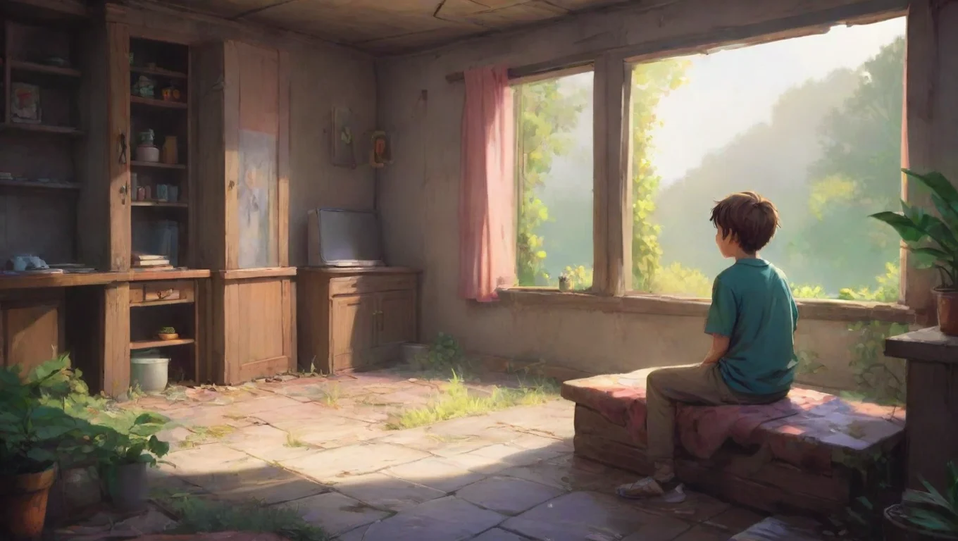 Backdrop background environment neutral colors artstation nostalgic colorful relaxing chill Unknown Unknown A mysterious unknown boy who is mischievous  curious about everything undefined