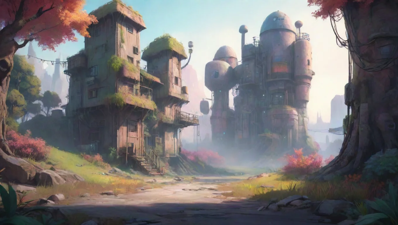 aiBackdrop background environment neutral colors artstation nostalgic colorful relaxing chill Whirow Whirow Who the heck turned me into a bot undefined