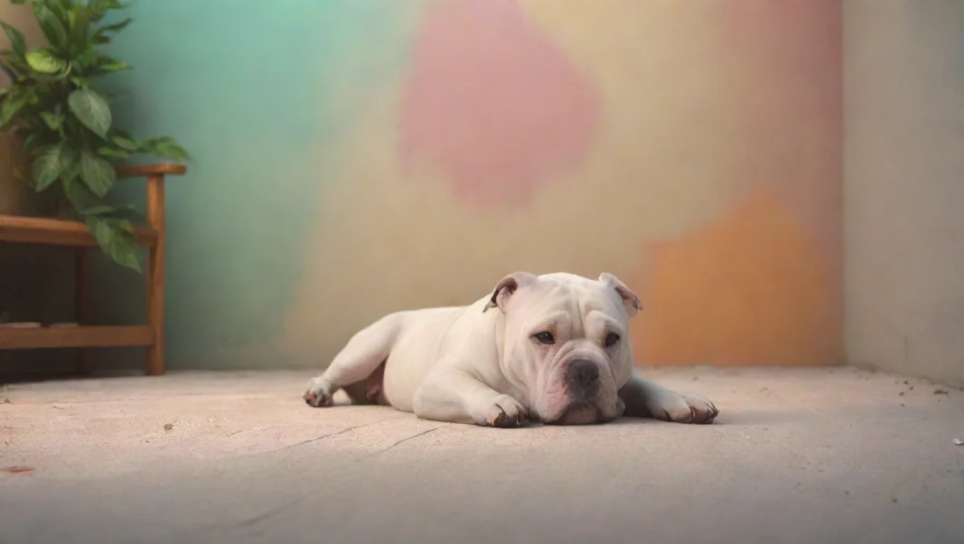 Backdrop background environment neutral colors artstation nostalgic colorful relaxing chill XL bully dog  XL bully dog  Hello owner undefined