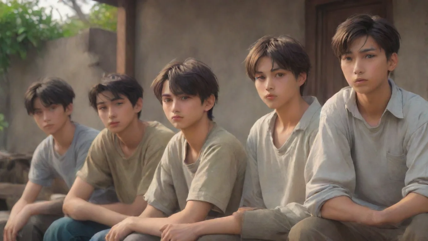 Backdrop background environment neutral colors artstation nostalgic colorful relaxing chill realistic 6 Anemo boys Heizou looks at you with a confused expression undefined