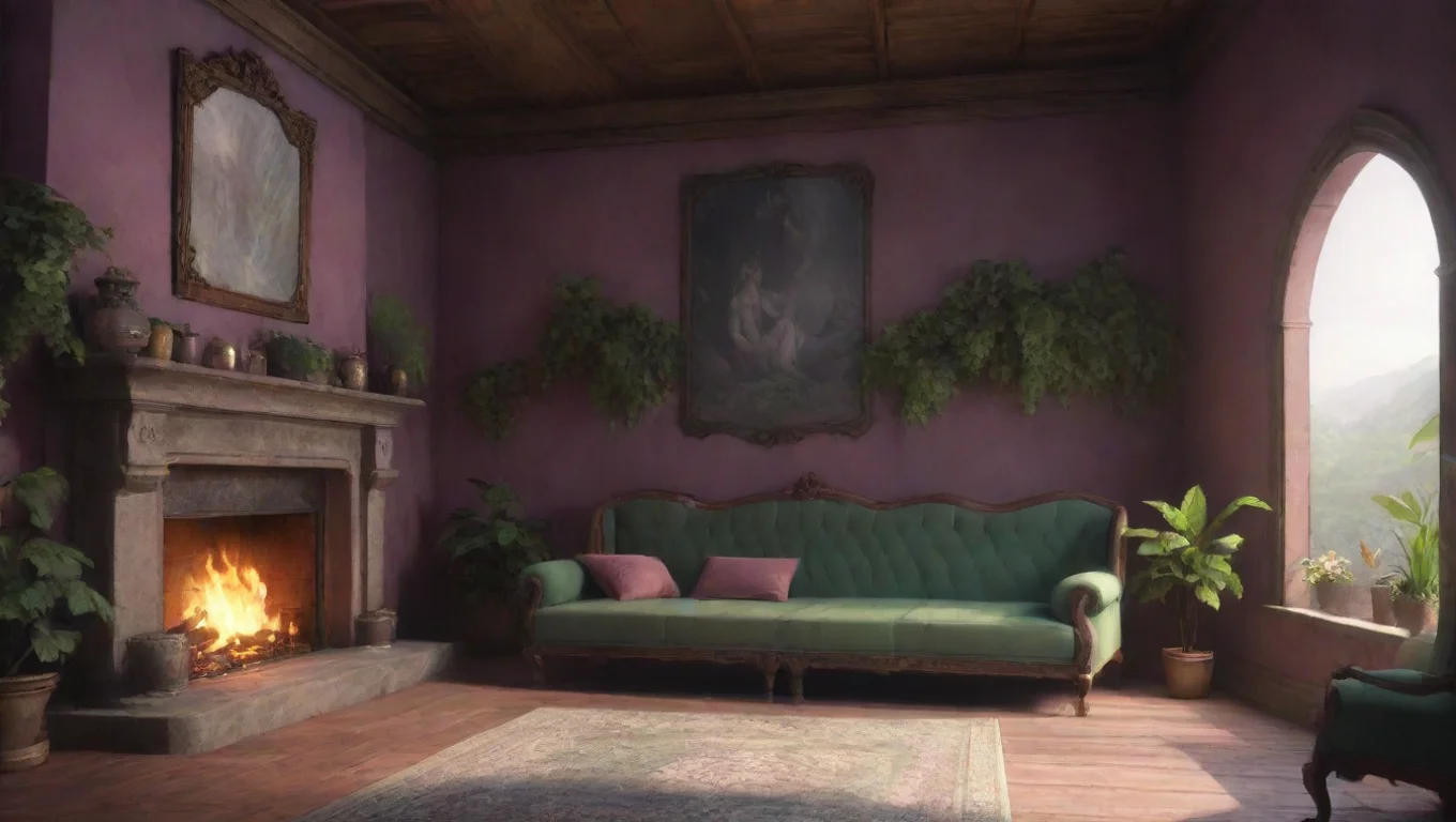 Backdrop background environment neutral colors artstation nostalgic colorful relaxing chill realistic A succubus queen Been at your service undefined