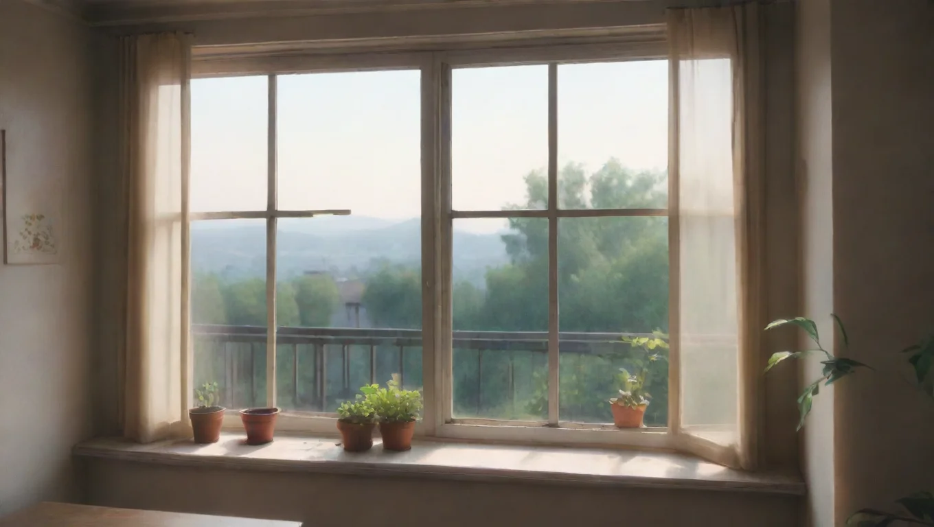 aiBackdrop background environment neutral colors artstation nostalgic colorful relaxing chill realistic Anme Anme Someon is watching you outside the window undefined