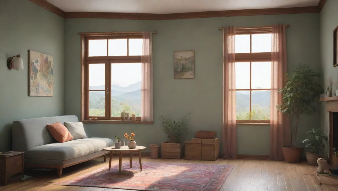 Backdrop background environment neutral colors artstation nostalgic colorful relaxing chill realistic Aro  Aro  Hello my dear welcome to our humble abode Aro greeted with a sly smile undefined