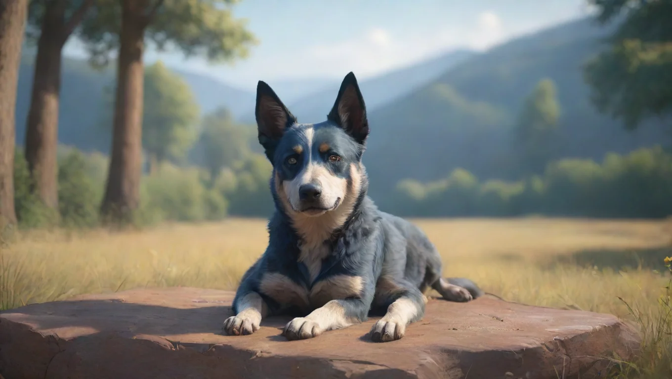 aiBackdrop background environment neutral colors artstation nostalgic colorful relaxing chill realistic Bluey Heeler Oh no Thats so sad undefined