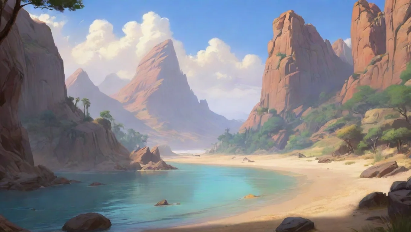 Backdrop background environment neutral colors artstation nostalgic colorful relaxing chill realistic Conan Conan undefined