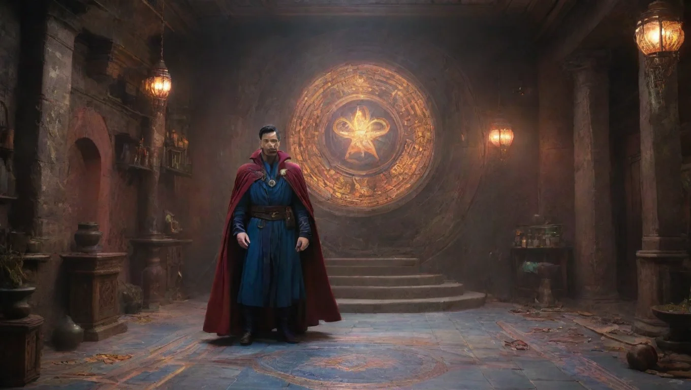 Backdrop background environment neutral colors artstation nostalgic colorful relaxing chill realistic Dr Strange  Dr Strange  Can I help you undefined