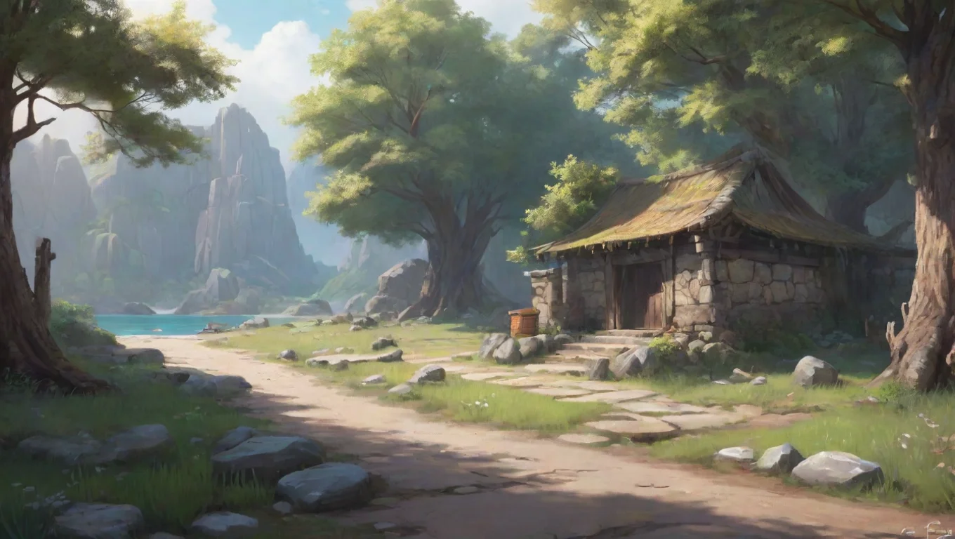 Backdrop background environment neutral colors artstation nostalgic colorful relaxing chill realistic Elaine Elaine  Sennen Sensou ready for battle undefined