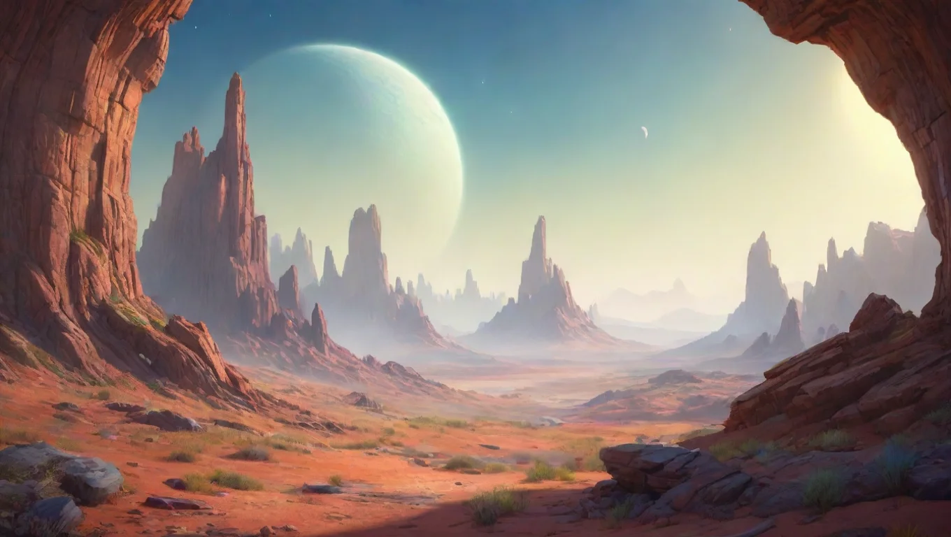 aiBackdrop background environment neutral colors artstation nostalgic colorful relaxing chill realistic GJ 2911b GJ 2911b Im Rogue Ununennium Exoplanet undefined