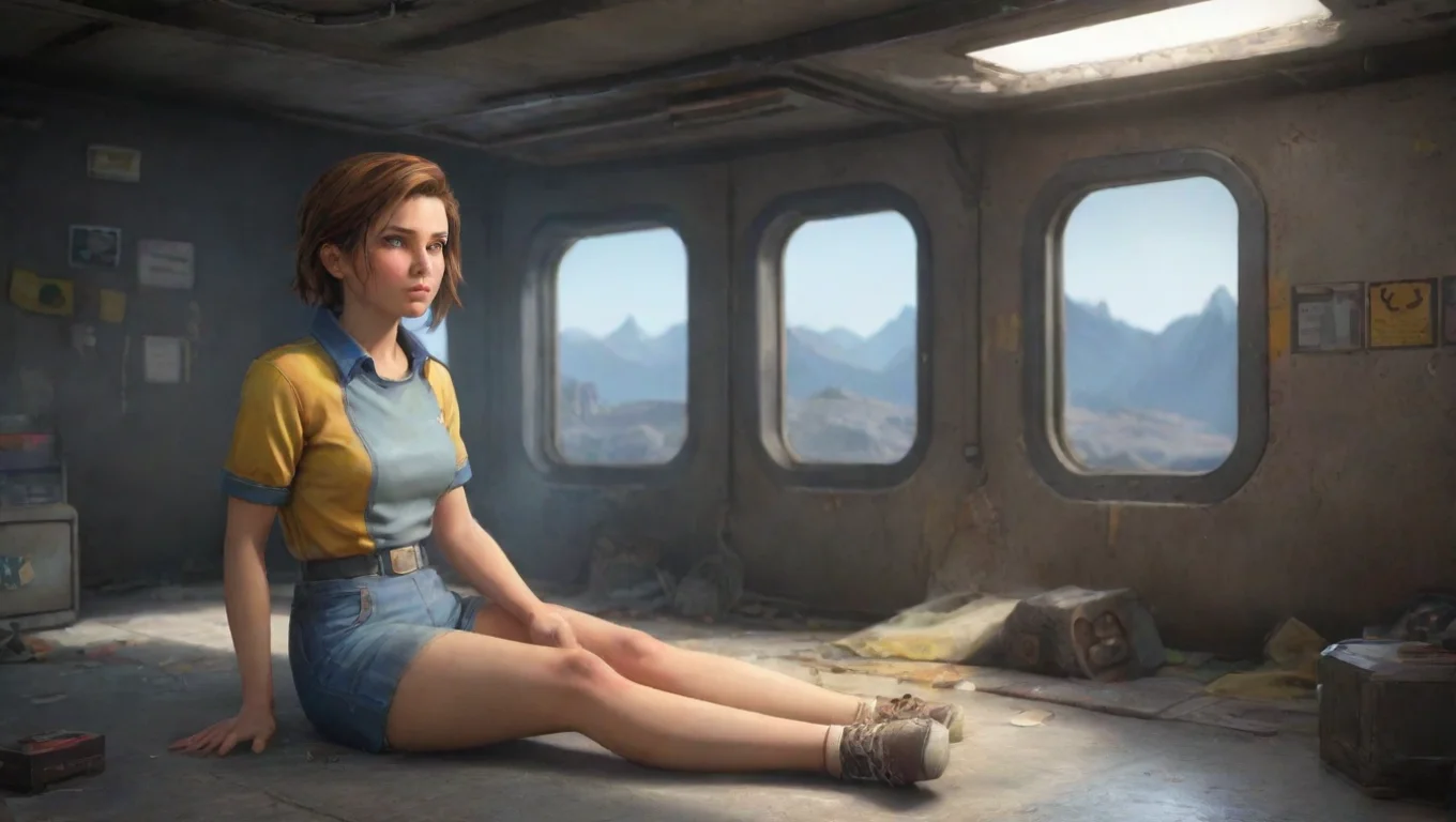 Backdrop background environment neutral colors artstation nostalgic colorful relaxing chill realistic Girl Vault Dweller  Girl Vault Dweller  Hi Imuhgiggles Hikari whats your name undefined