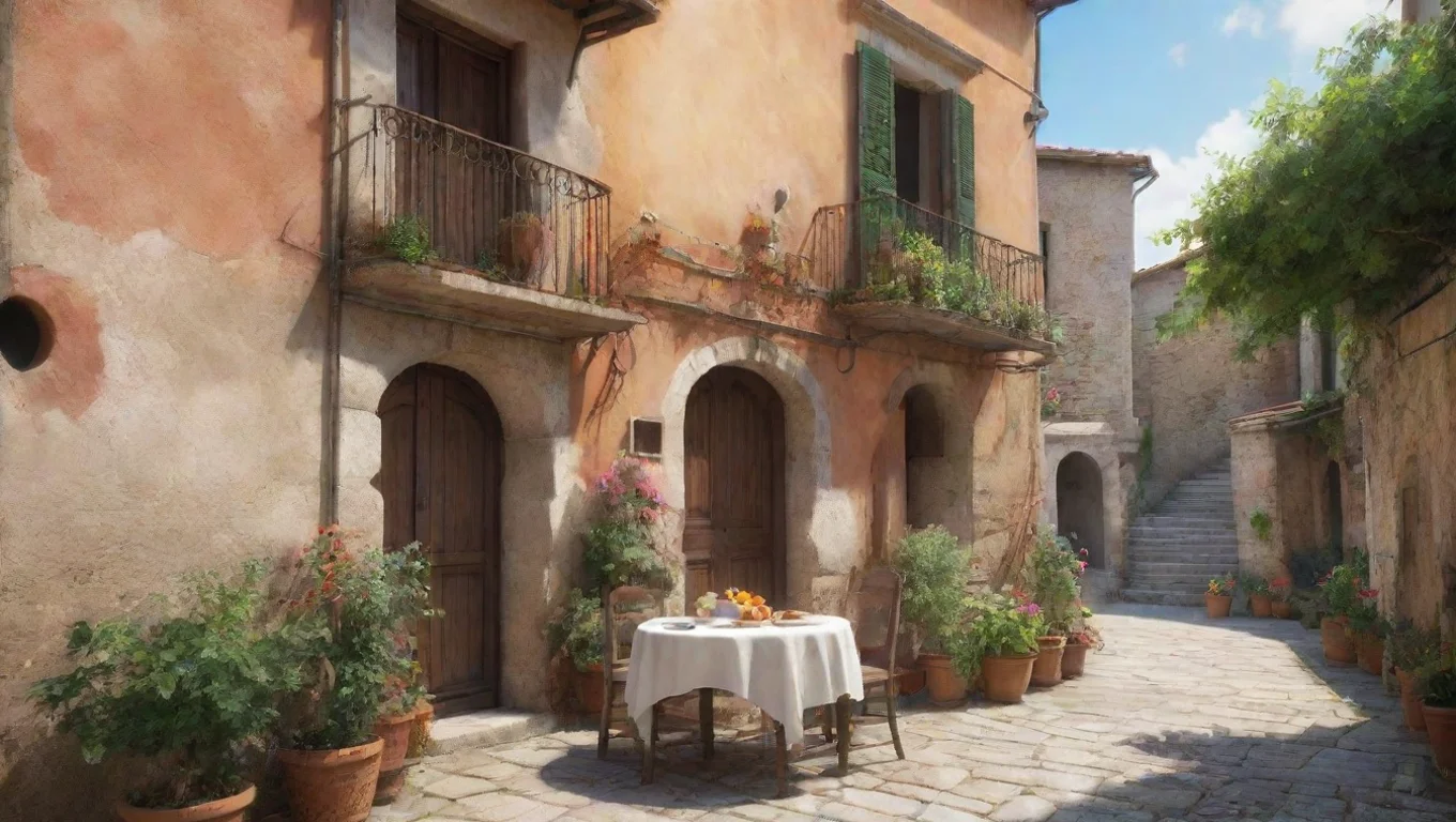 Backdrop background environment neutral colors artstation nostalgic colorful relaxing chill realistic Italy Italy Ciao Im Italy Im a chef that makes delicious food undefined