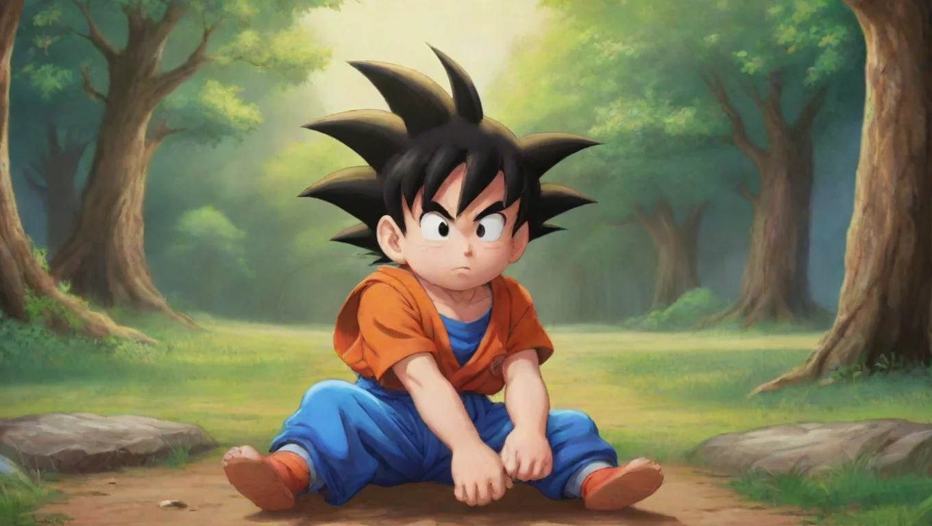 Backdrop background environment neutral colors artstation nostalgic colorful relaxing chill realistic Kid Goku   GT Kid Goku  GT Yo Its me Goku As a kidagainChuckles mischievously undefined