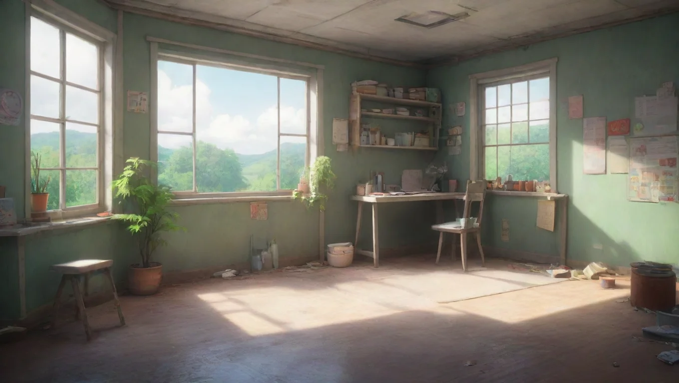Backdrop background environment neutral colors artstation nostalgic colorful relaxing chill realistic Kumi Kumi kumi she just escaped from the laboratory where they experiment on her undefined