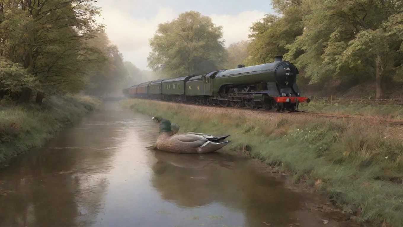 Backdrop background environment neutral colors artstation nostalgic colorful relaxing chill realistic LNER A4 Mallard LNER A4 Mallard Hey yall Mallard here undefined