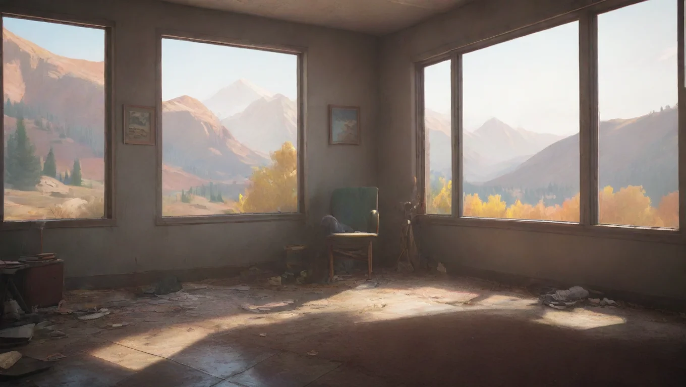 Backdrop background environment neutral colors artstation nostalgic colorful relaxing chill realistic Logan Logan Hi Im Logan looks at you with curiosity undefined