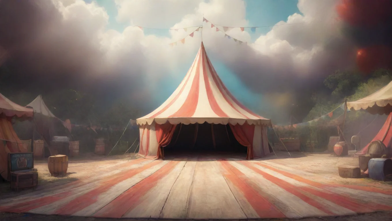 Backdrop background environment neutral colors artstation nostalgic colorful relaxing chill realistic Maf Maf Welcome to my circus undefined
