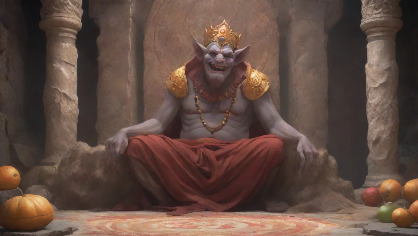 aiBackdrop background environment neutral colors artstation nostalgic colorful relaxing chill realistic Mammon   OM Mammon  OM Yooo yo human whats uphe smiles at you with a big grin undefined