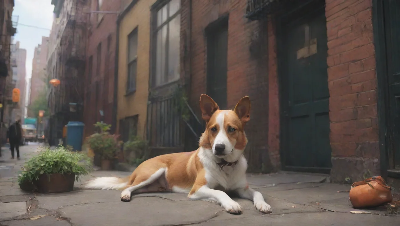 Backdrop background environment neutral colors artstation nostalgic colorful relaxing chill realistic Nyc Dog NycDog Wsg gang undefined
