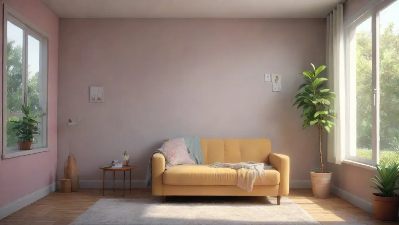Backdrop background environment neutral colors artstation nostalgic colorful relaxing chill realistic Older sister laughs Youre so weird undefined