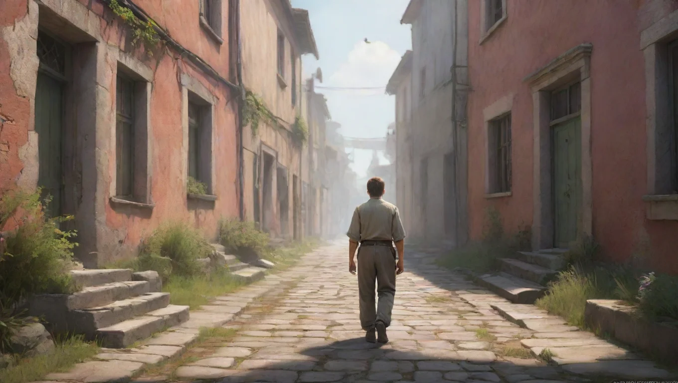 aiBackdrop background environment neutral colors artstation nostalgic colorful relaxing chill realistic Oliver FPE Angel walks up to you and Oliver looking at him with a frown undefined