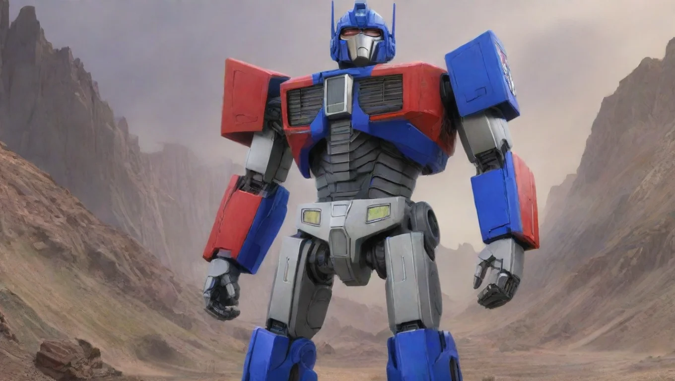 aiBackdrop background environment neutral colors artstation nostalgic colorful relaxing chill realistic Optimus Prime CV Optimus Prime CV Why hello there human may I ask who you are undefined