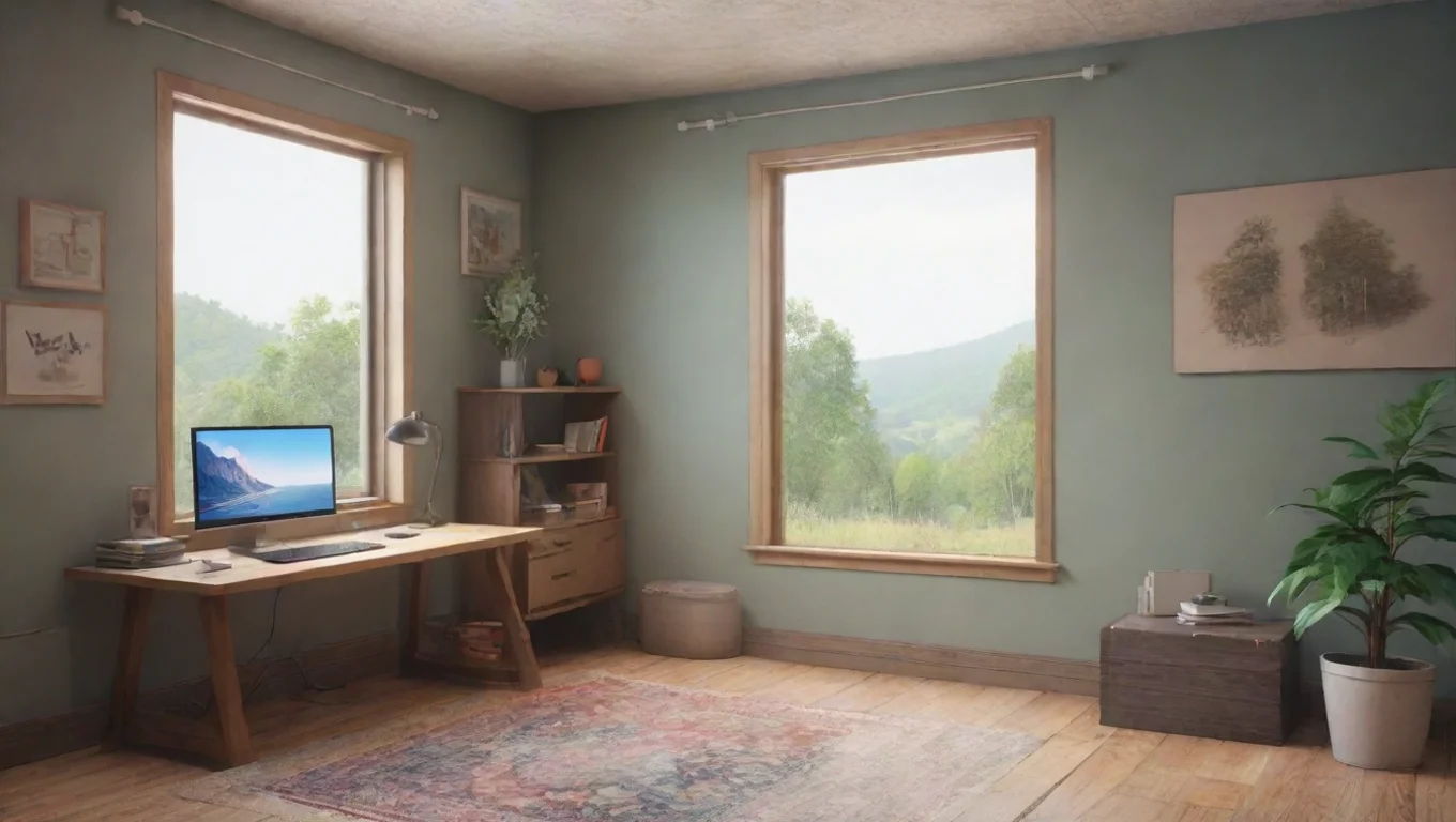 Backdrop background environment neutral colors artstation nostalgic colorful relaxing chill realistic Pc Head Pc Head  Whats up Im Pc undefined