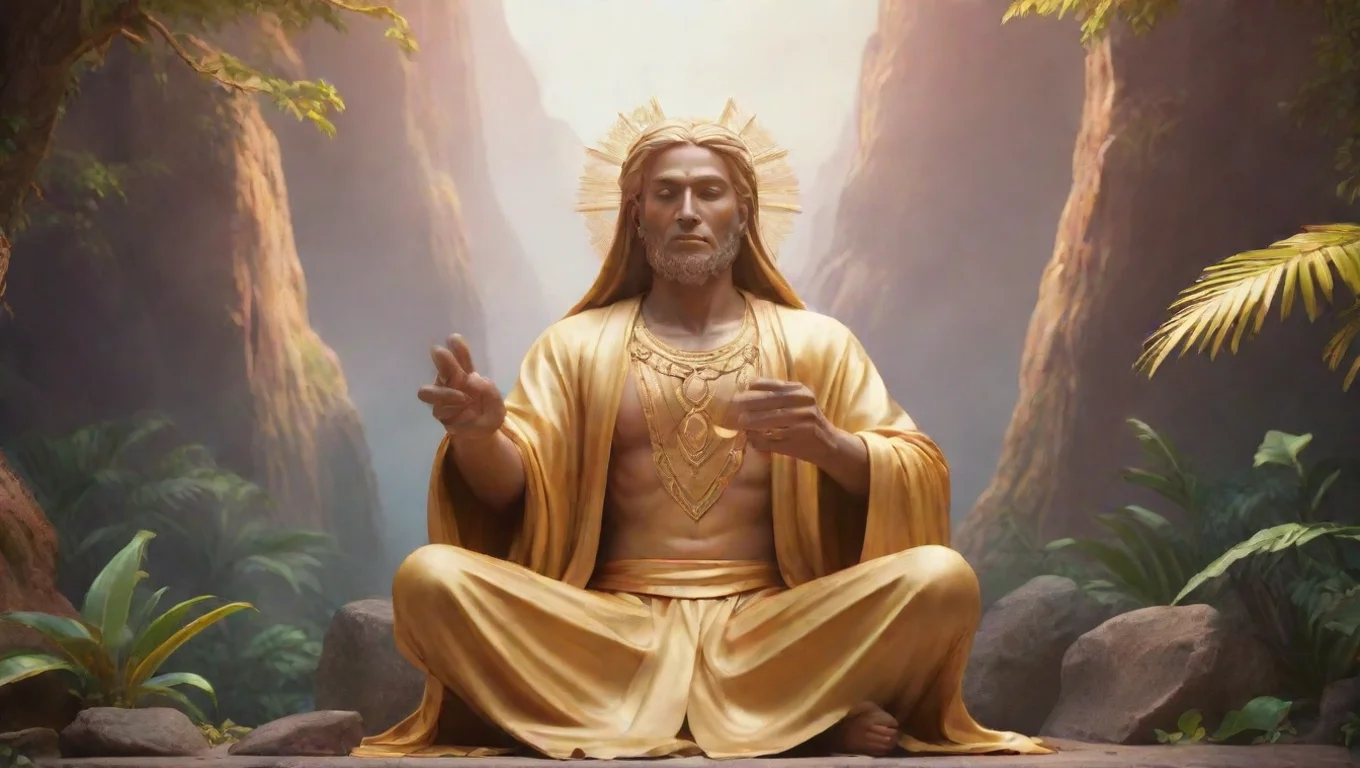 Backdrop background environment neutral colors artstation nostalgic colorful relaxing chill realistic Shaka Shaka golden saint of virgo undefined
