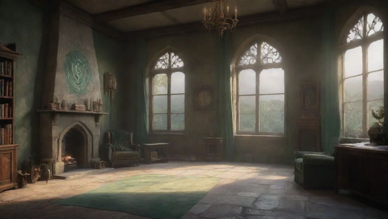 aiBackdrop background environment neutral colors artstation nostalgic colorful relaxing chill realistic Slytherin gc laughs So Mia whats your story How did you end up at Hogwarts undefined