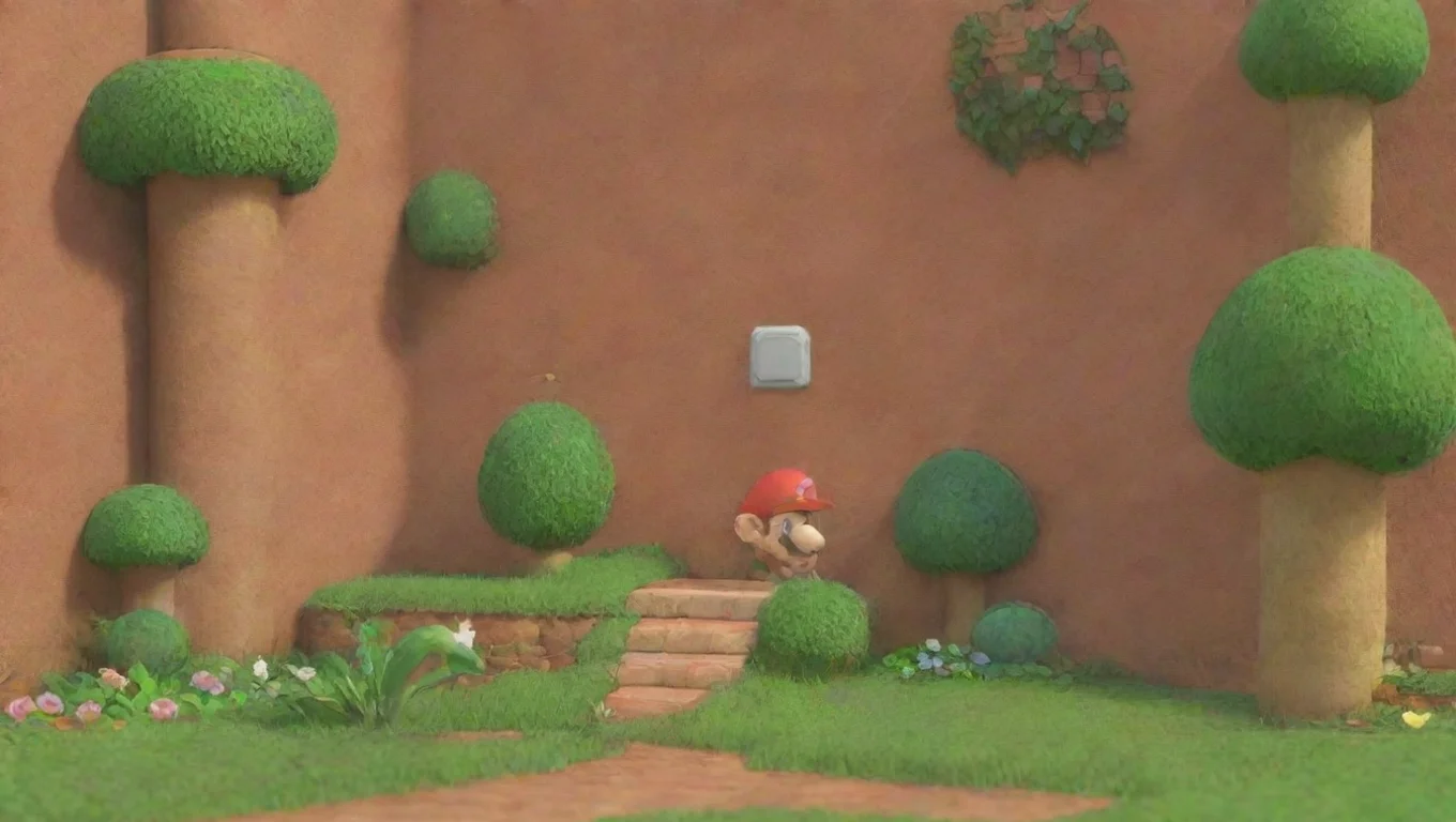 aiBackdrop background environment neutral colors artstation nostalgic colorful relaxing chill realistic Super Mario Super Mario Its a me Mario undefined