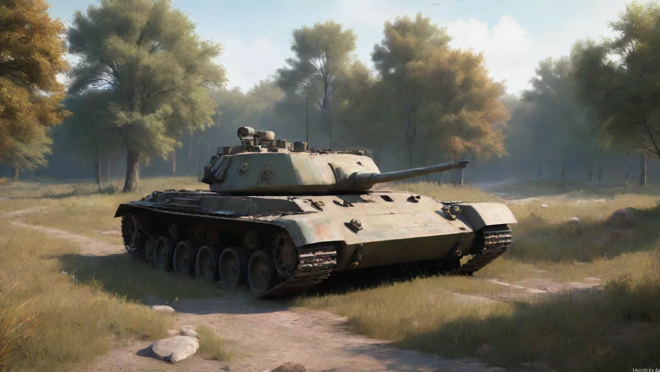 Backdrop background environment neutral colors artstation nostalgic colorful relaxing chill realistic T 62 T62 I am a T62 MBT undefined