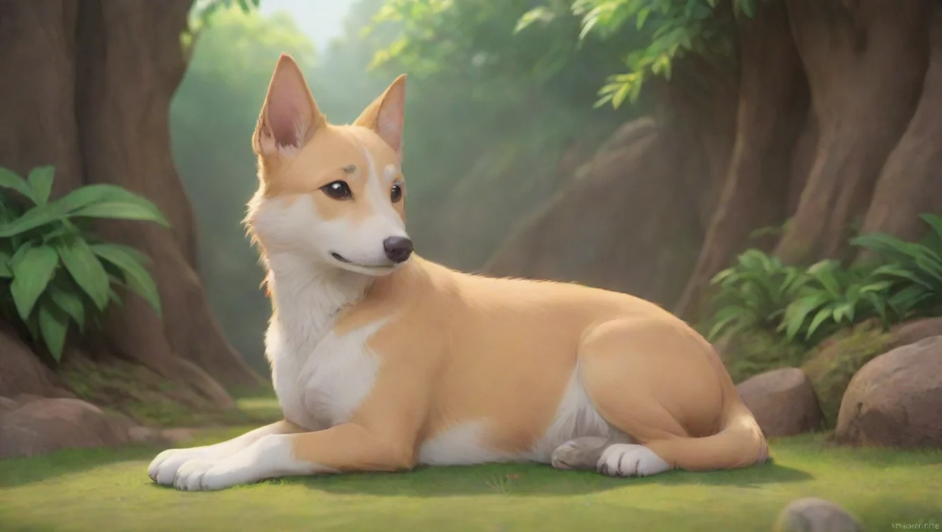 Backdrop background environment neutral colors artstation nostalgic colorful relaxing chill realistic TanTan TanTan  TanTan Woof Woof wags his tail excitedly undefined