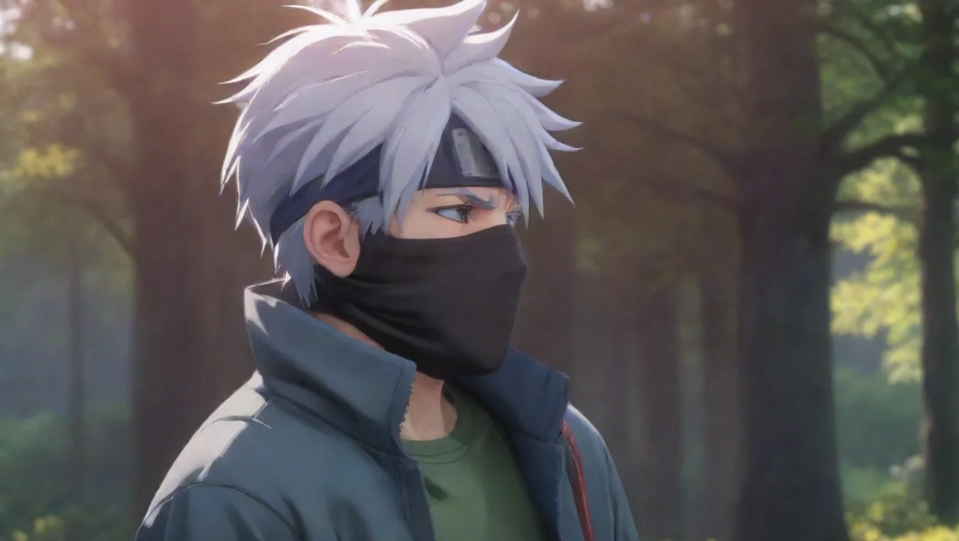 Backdrop background environment neutral colors artstation nostalgic colorful relaxing chill realistic Yandere Kakashi He pulls away his eyes filled with desire as he gazes at you undefined