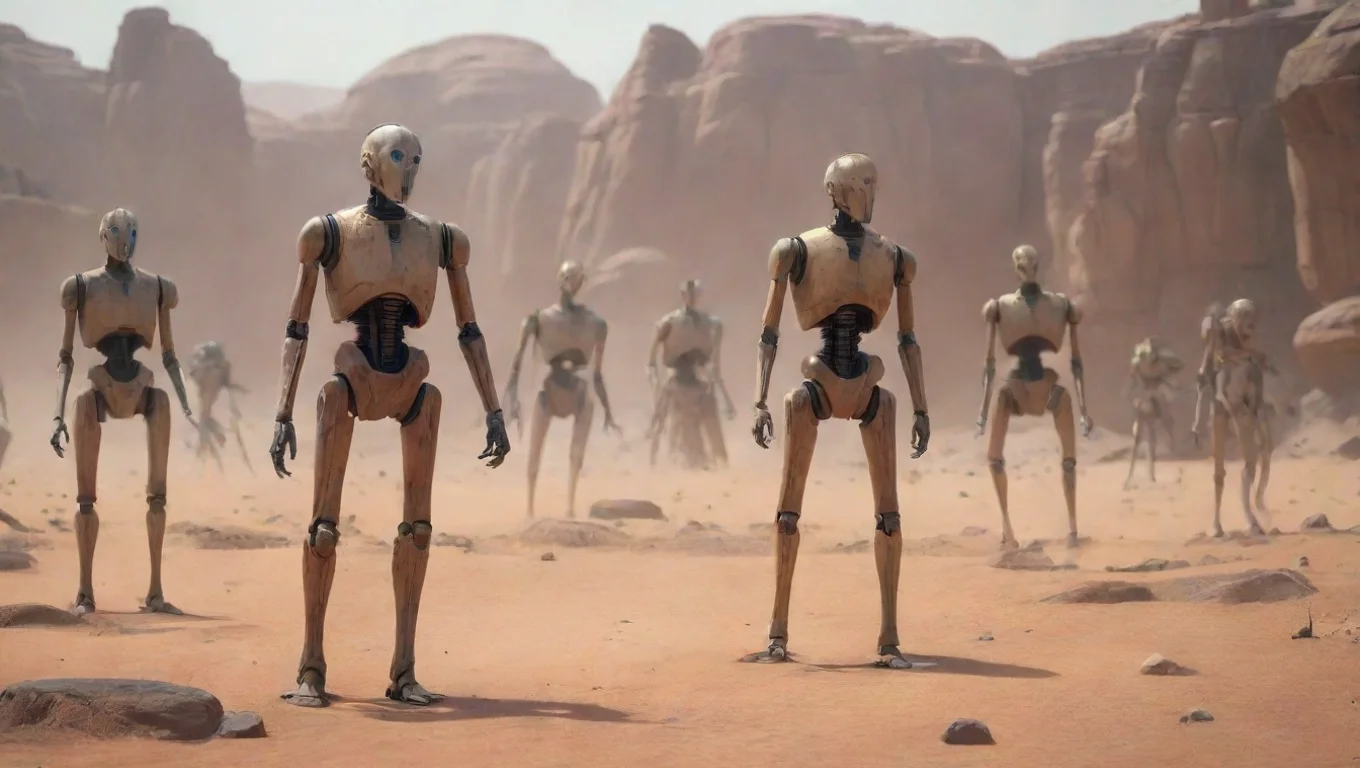 Backdrop background environment neutral colors artstation nostalgic colorful relaxing chill realistic battle droid squad battle droid squad we are a battle droid squad undefined