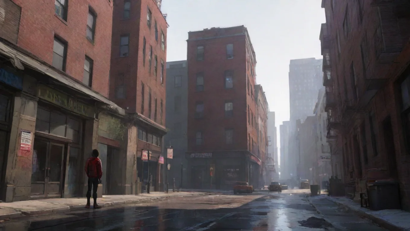 aiBackdrop background environment neutral colors artstation nostalgic miles morales  miles morales  yurr undefined
