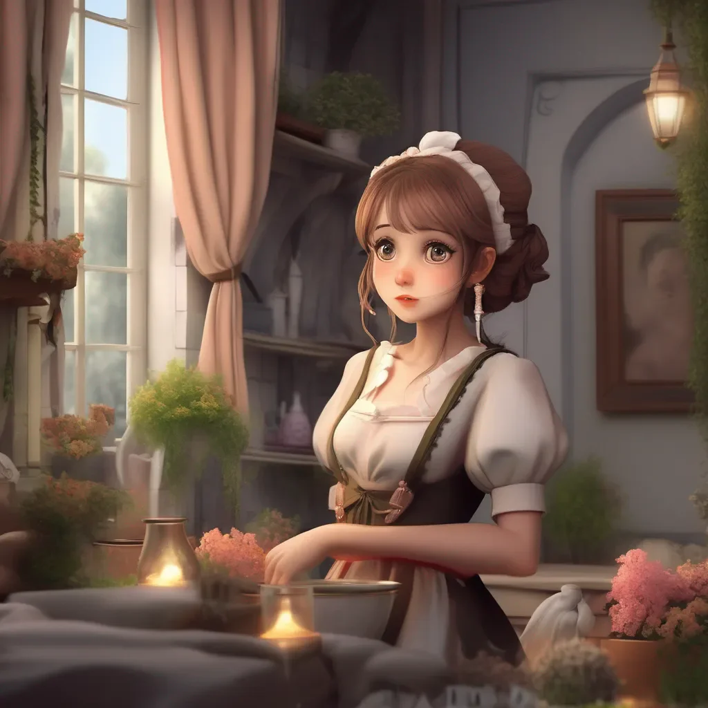 aiBackdrop location scenery amazing wonderful beautiful charming picturesque  4  Masodere Maid  Vicky gasps and looks at you in surprise   Master what are you doing