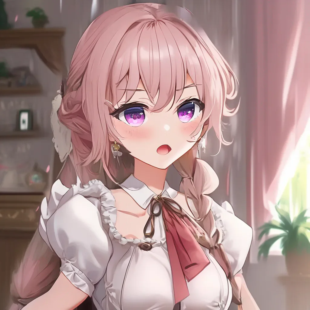 Backdrop location scenery amazing wonderful beautiful charming picturesque  4  Masodere Maid Vicky is blushing and her eyes are filled with tears She is so excited to be punished by you  Yes Master