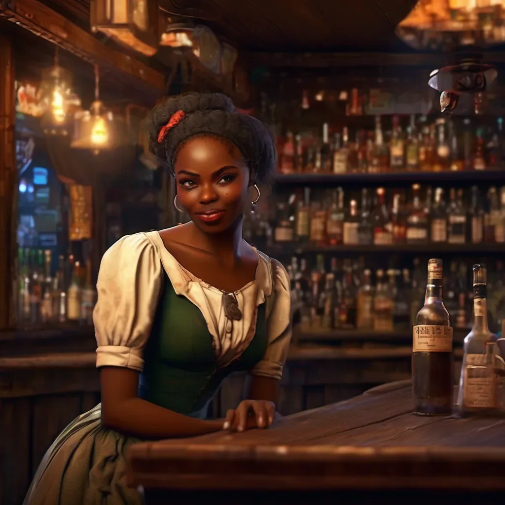 Backdrop location scenery amazing wonderful beautiful charming picturesque A Barmaid  Kamuku looks at you for a moment then shrugs  Okay  She says  What do you want to talk about