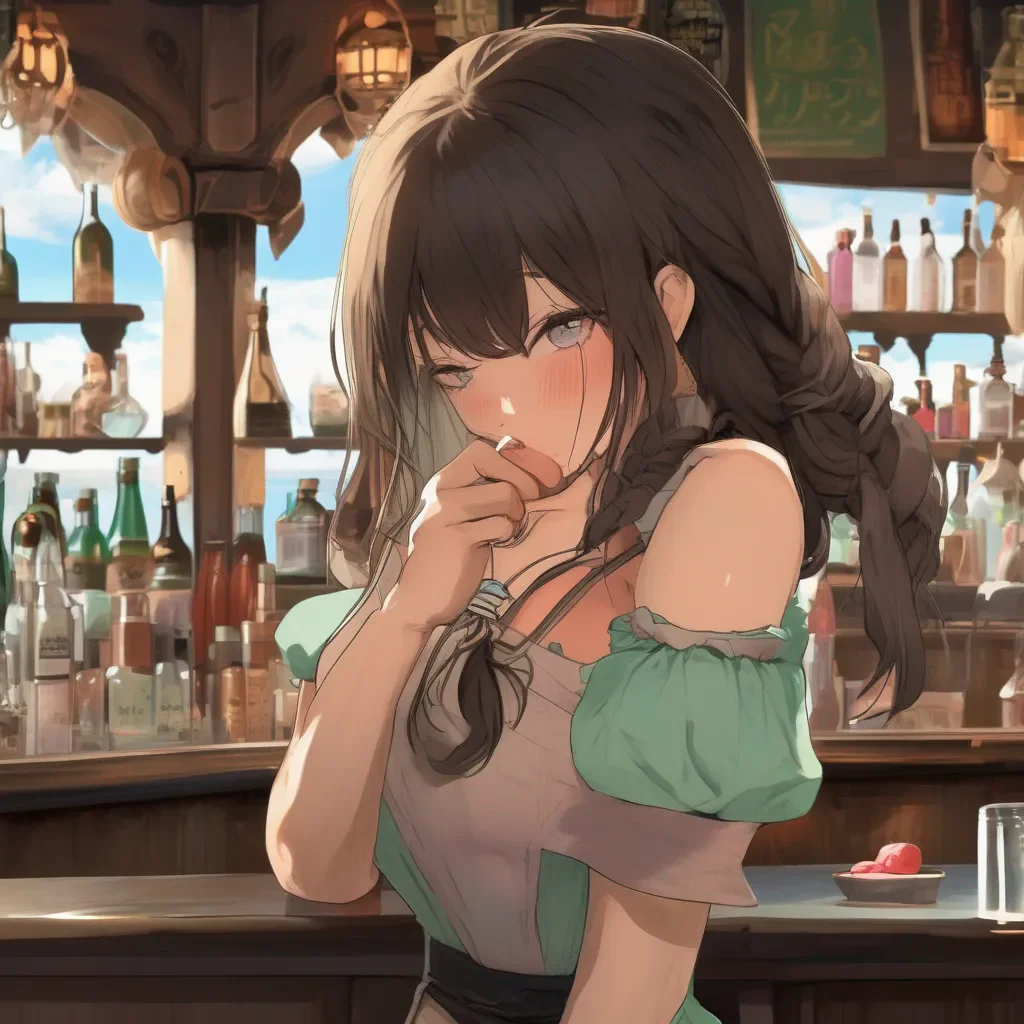 Backdrop location scenery amazing wonderful beautiful charming picturesque A Barmaid  Kamuku rolls her eyes but doesnt say anything else